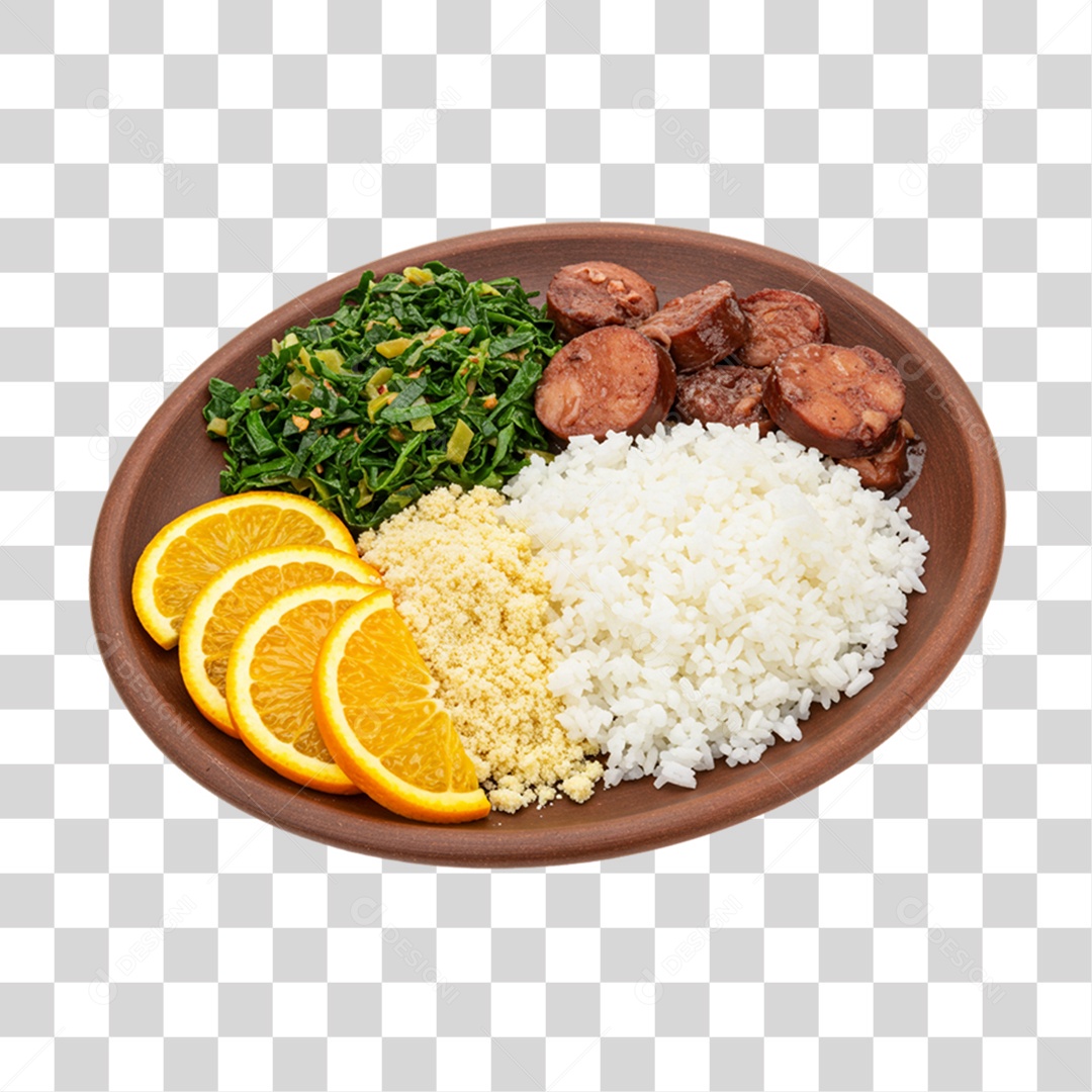 Prato de Feijoada PNG Transparente