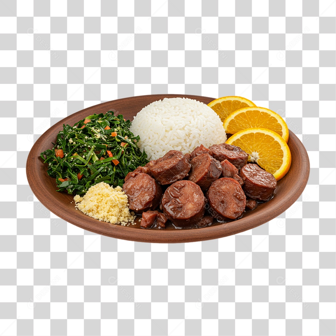 Prato de Feijoada PNG Transparente