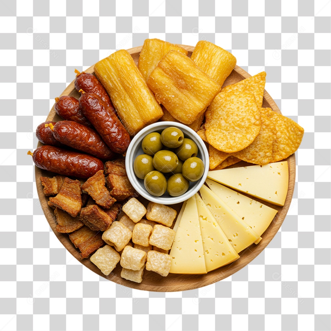 Bandeja de Frios PNG Transparente