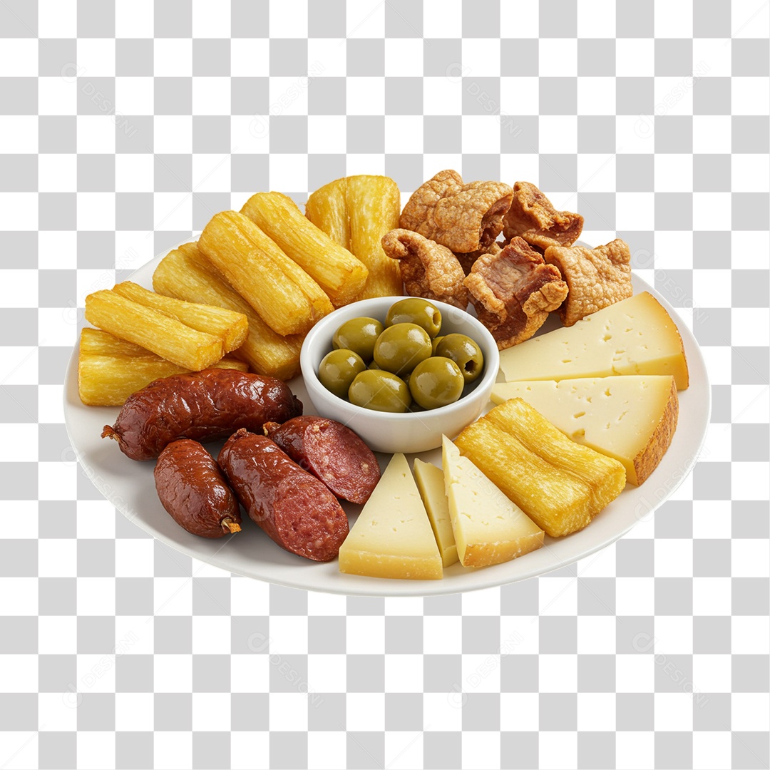 Bandeja de Frios PNG Transparente