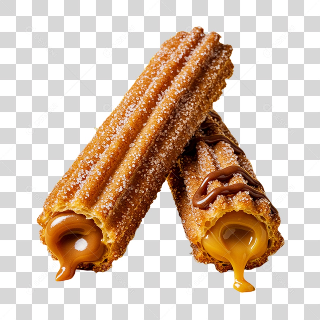 Churros Doces PNG Transparente