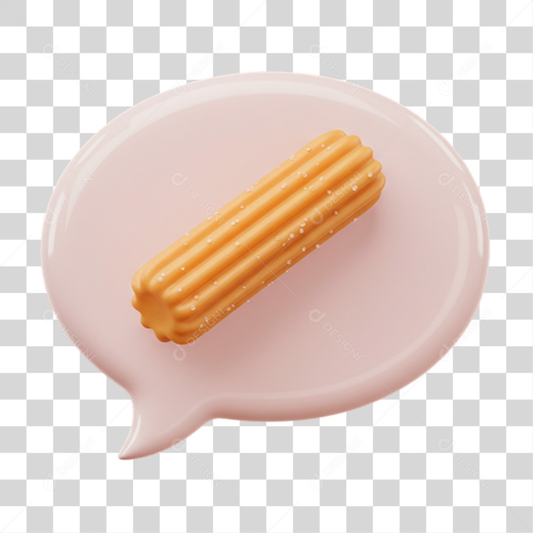 Churros Doces Caixa de Texto PNG Transparente