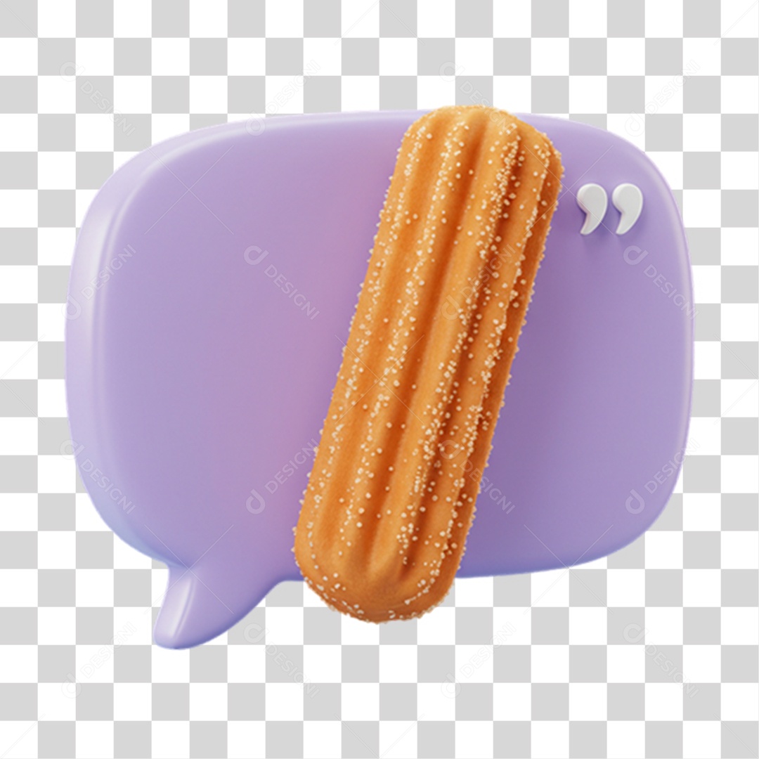 Churros Doces Caixa de Texto PNG Transparente