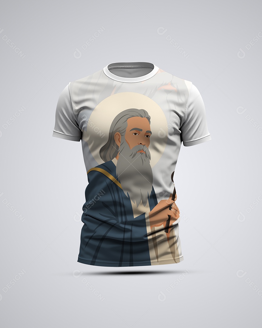 Camiseta de São Francisco Markup PSD Editável