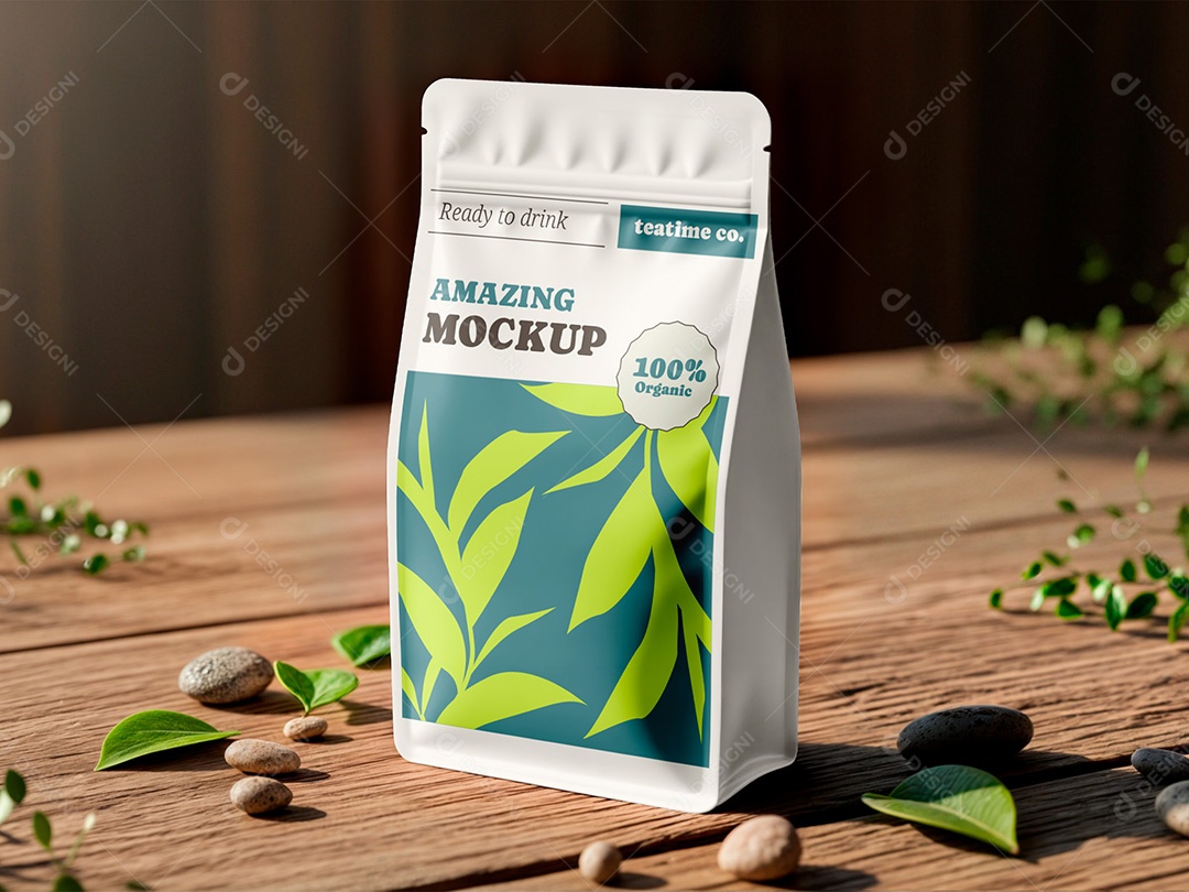 Embalagem Mockup PSD Edtável