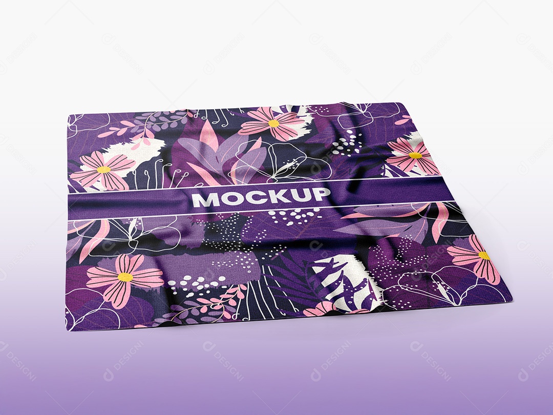 Lenço de Pescoço Mockup Acessório Frio Inverno