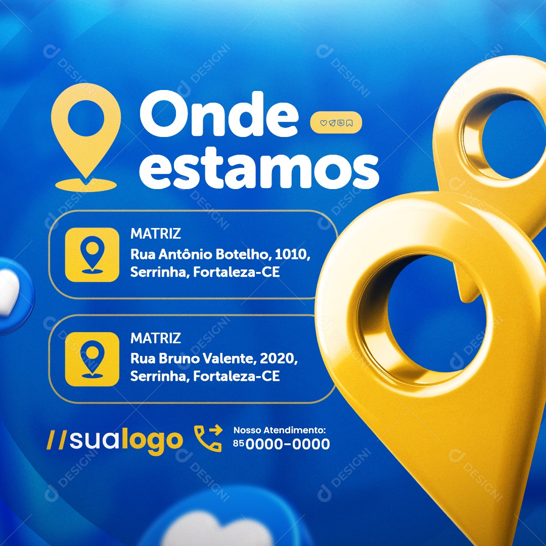 Ofertas Dia dos Pais Onde Estamos Social Media PSD Editável