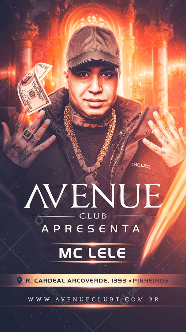 Story Agenda Semanal Mc Lele Social Media PSD Editável