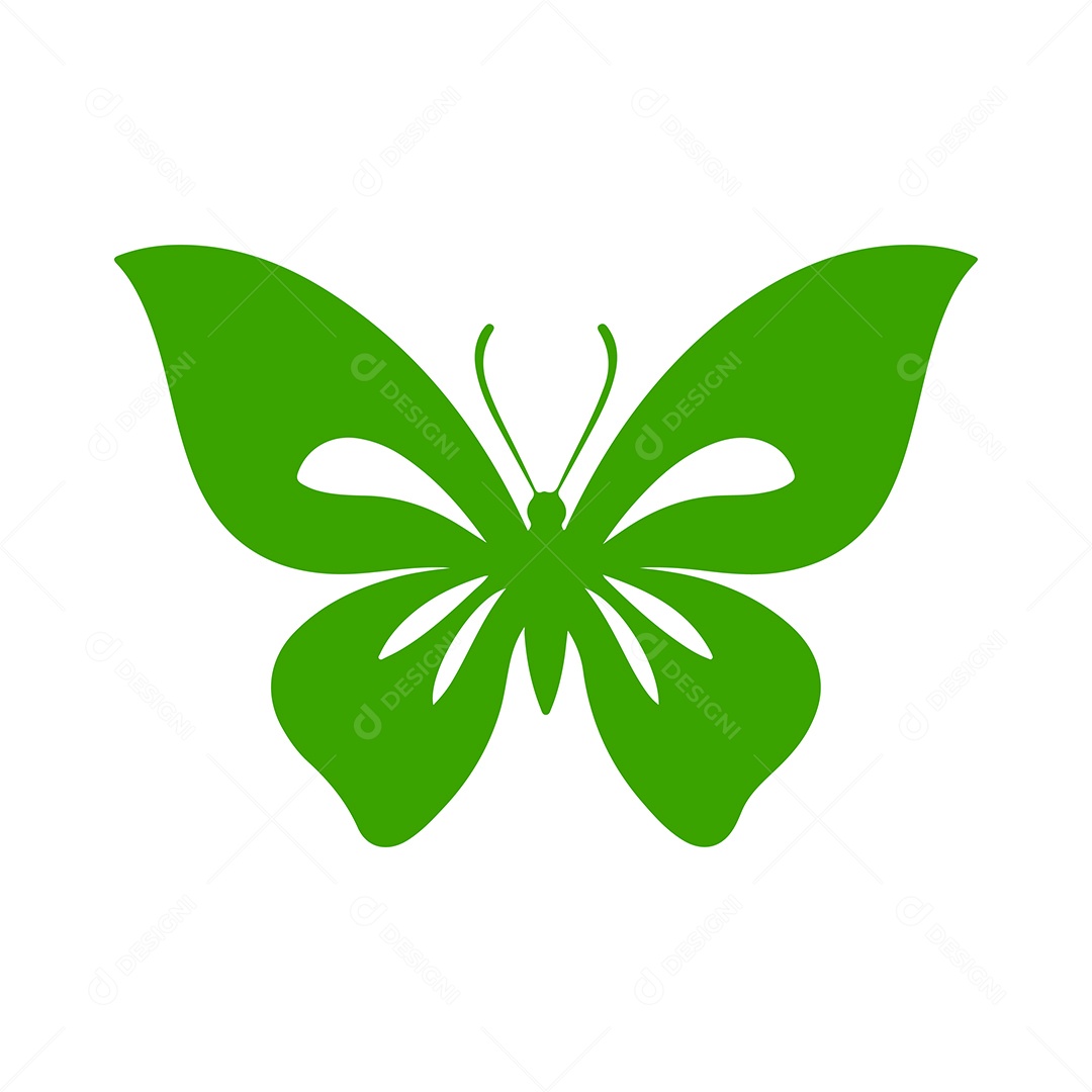 Icone de Borboleta Ilustração Vetor EPS