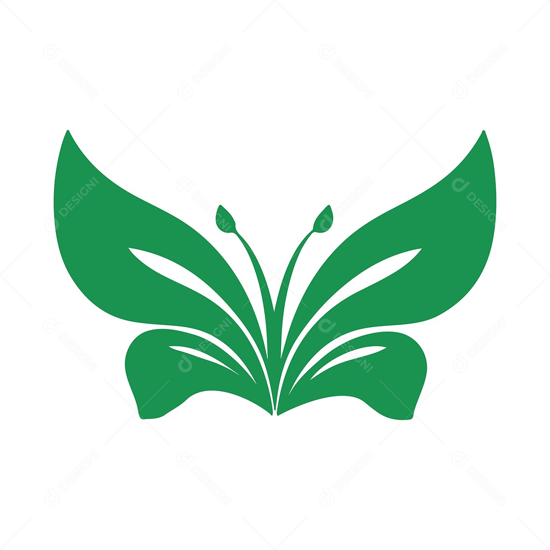 Icone de Borboleta Ilustração Vetor EPS