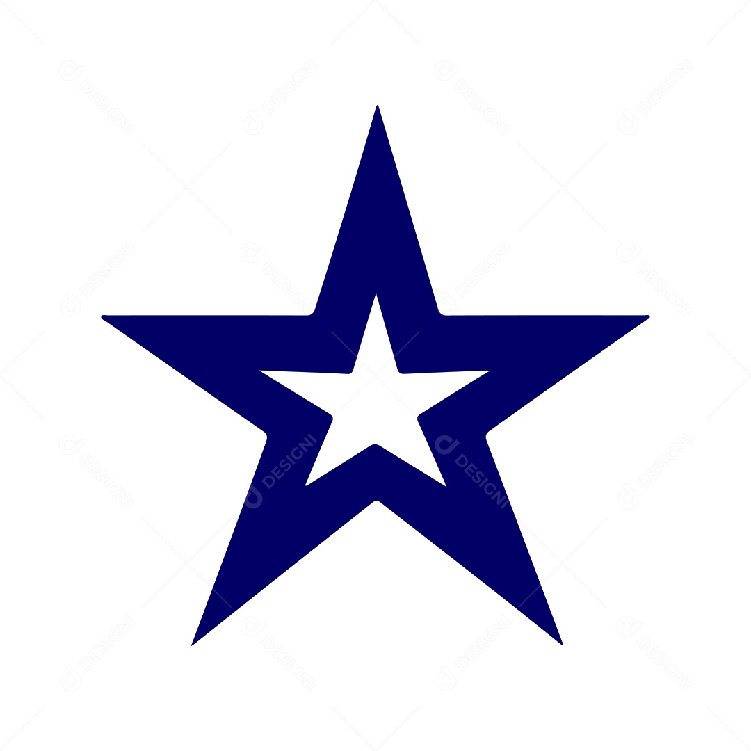 Icone de Estrela Ilustração Vetor EPS