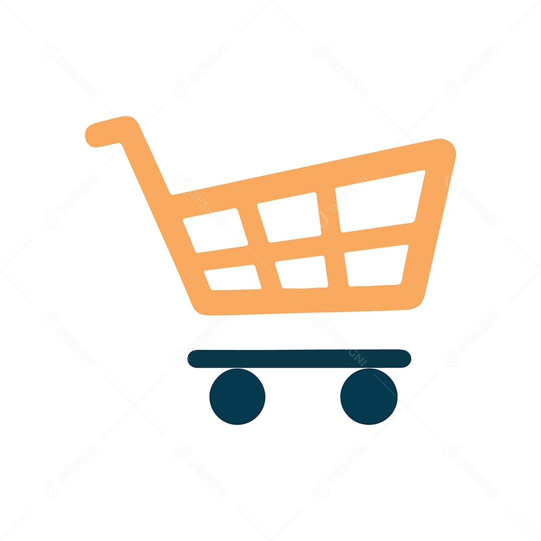 Icone de Carrinho de Compra Ilustração Vetor EPS