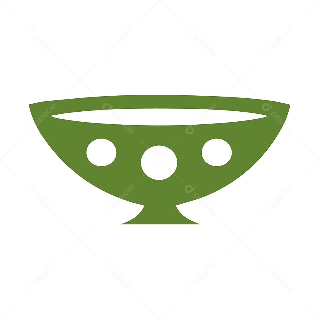 Icone de Tigela Ilustração Vetor EPS