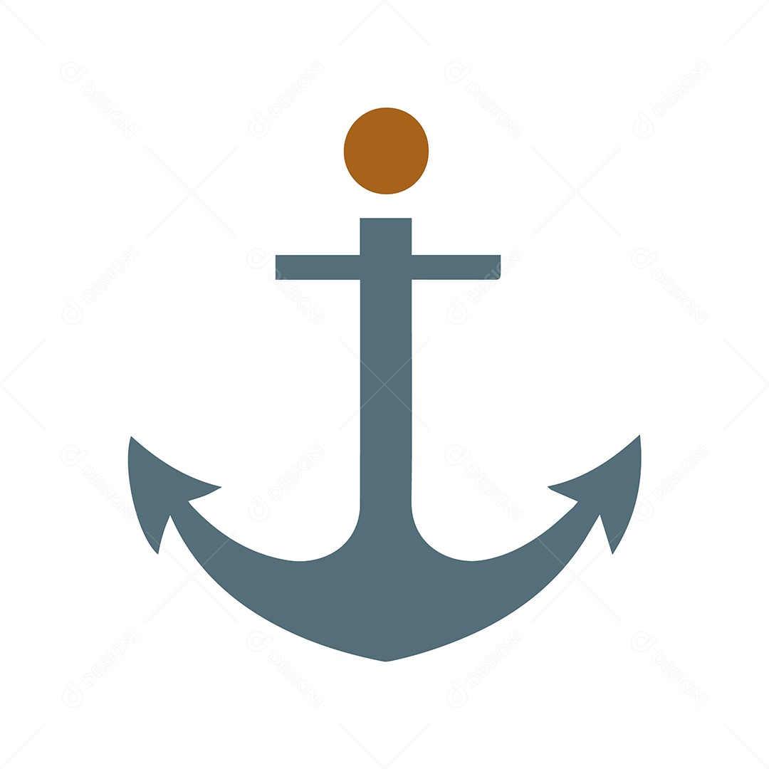 Icone de Âncora Ilustração Vetor EPS