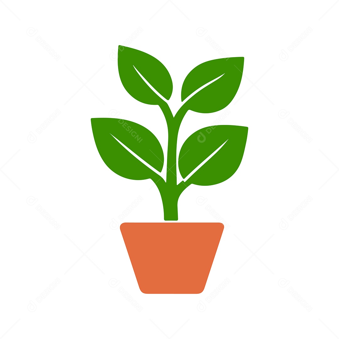 Icone de Planta Ilustração Vetor EPS