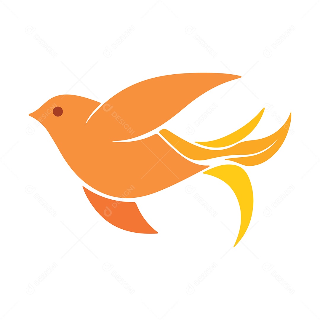 Icone de Pássaro Ilustração Vetor EPS