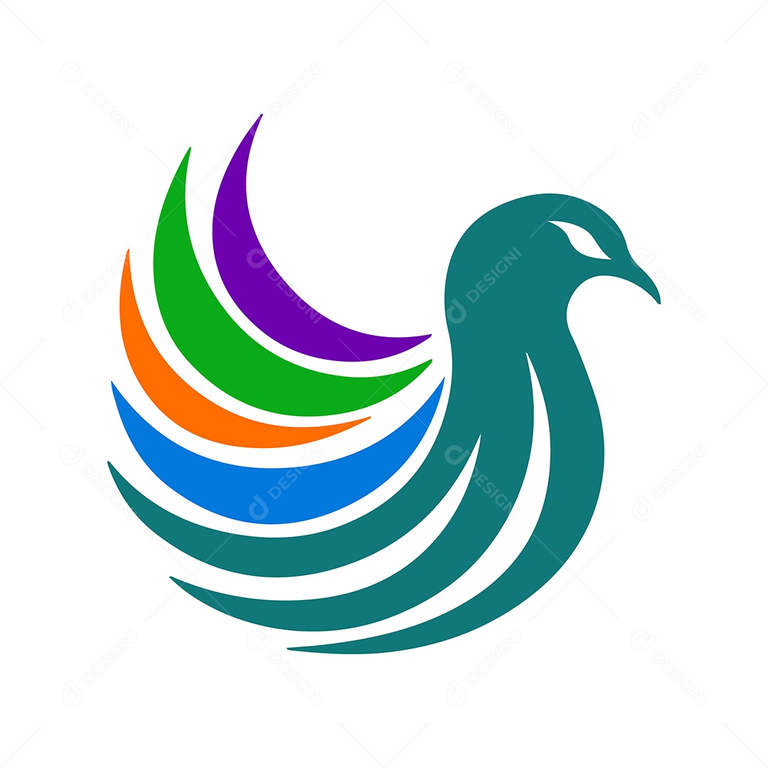 Icone de Pássaro Ilustração Vetor EPS