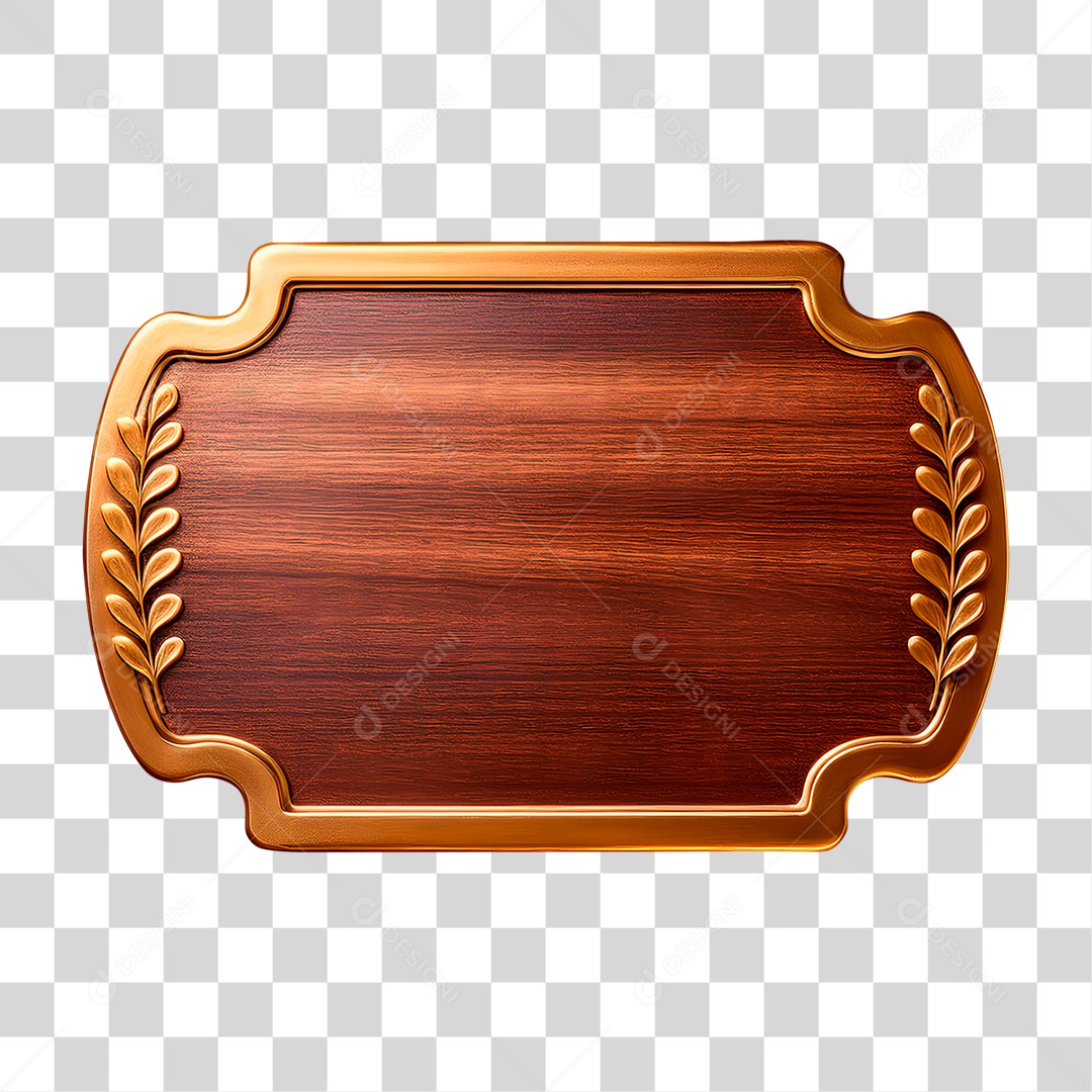 Painel de Madeira PNG Transparente