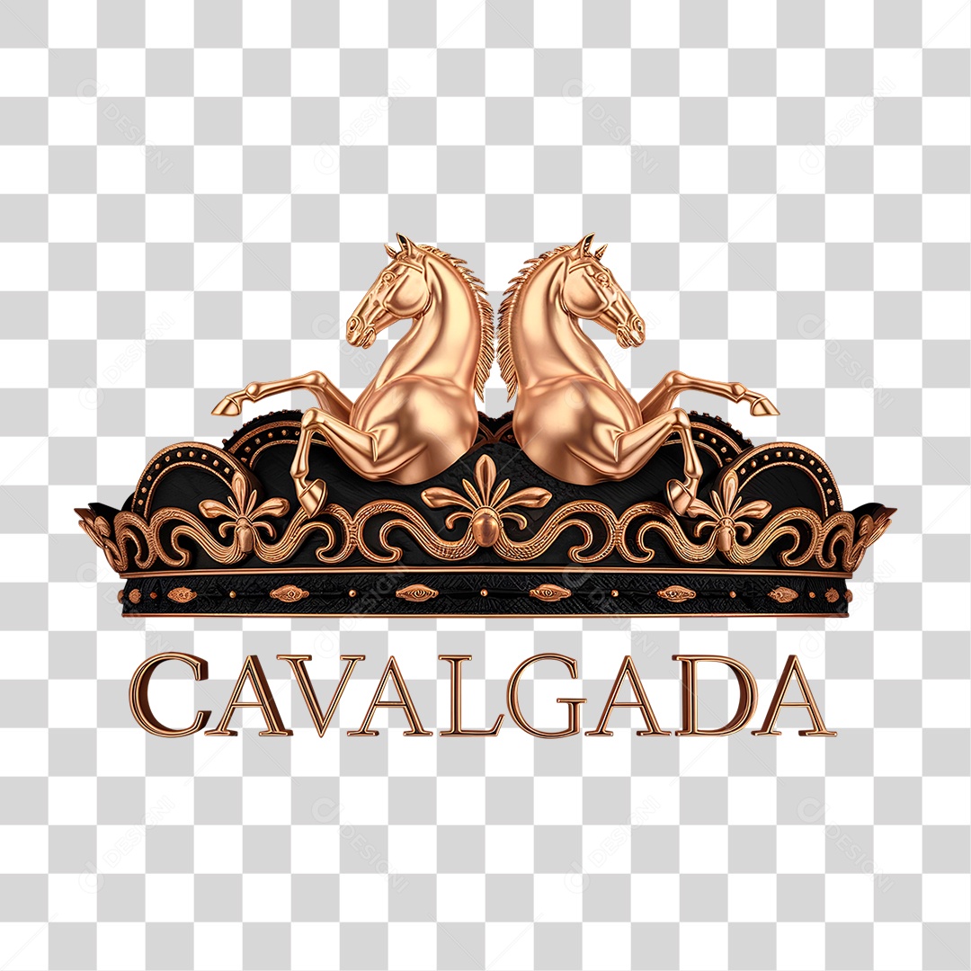 Cavalo de Metal PNG Transparente