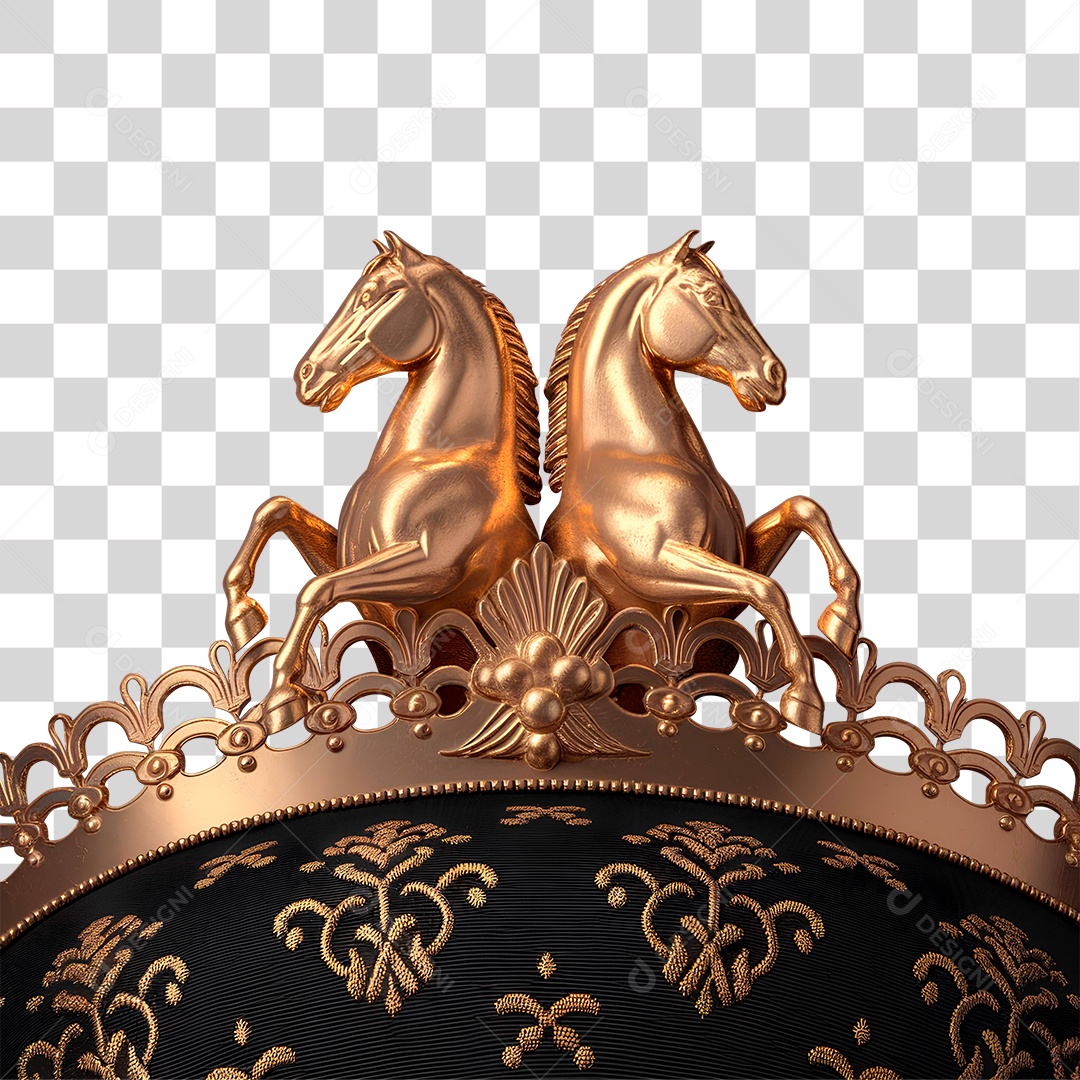 Cavalo de Metal PNG Transparente