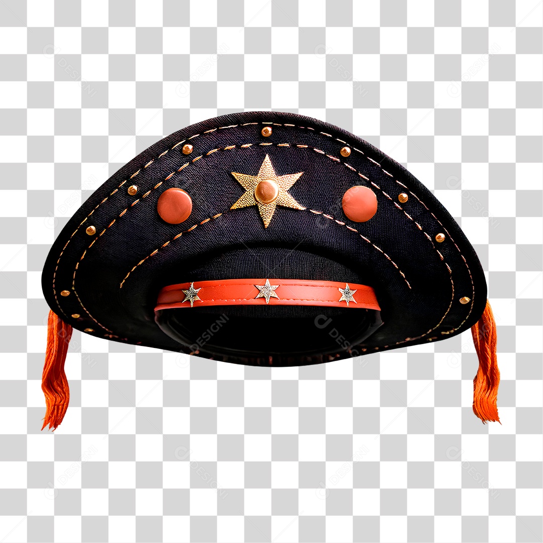 Chapéu de Couro PNG Transparente