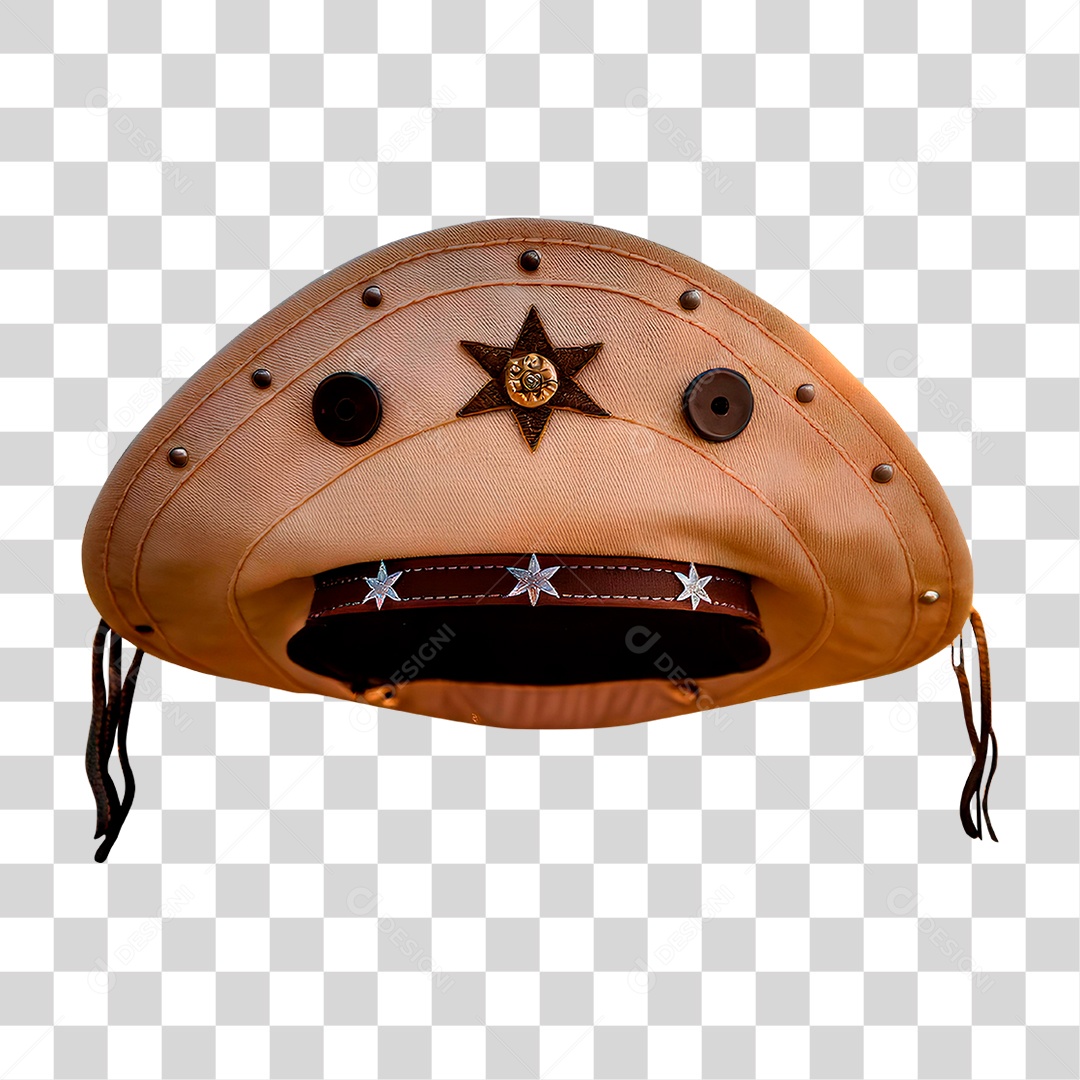 Chapéu de Couro PNG Transparente