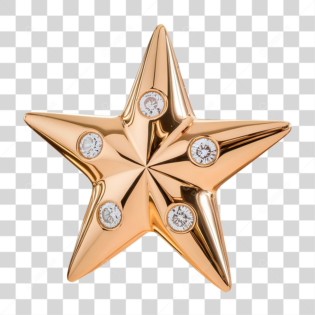 Estrela Natalina PNG Transparente