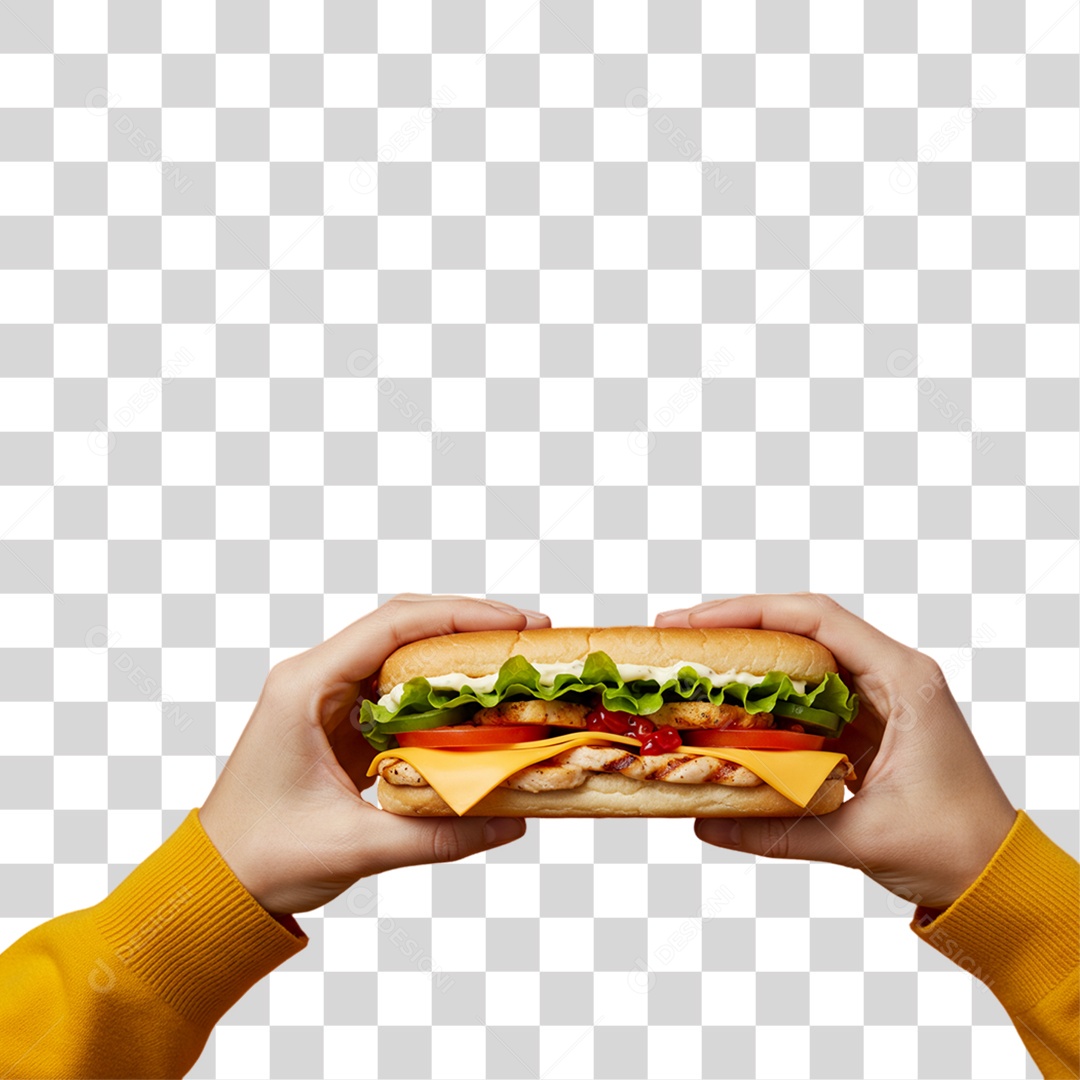 Sanduiche Hambúrguer Lanches PNG Transparente