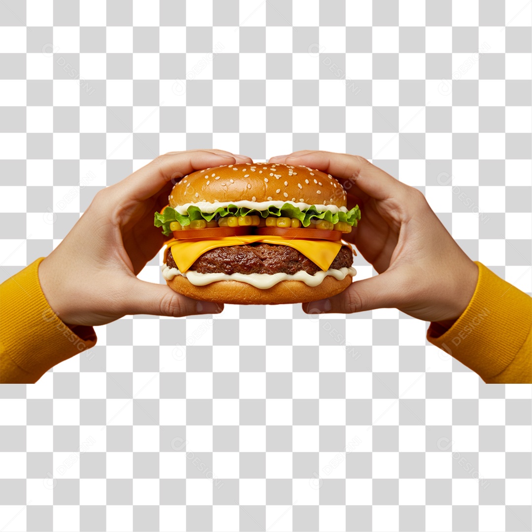 Sanduiche Hambúrguer Lanches PNG Transparente