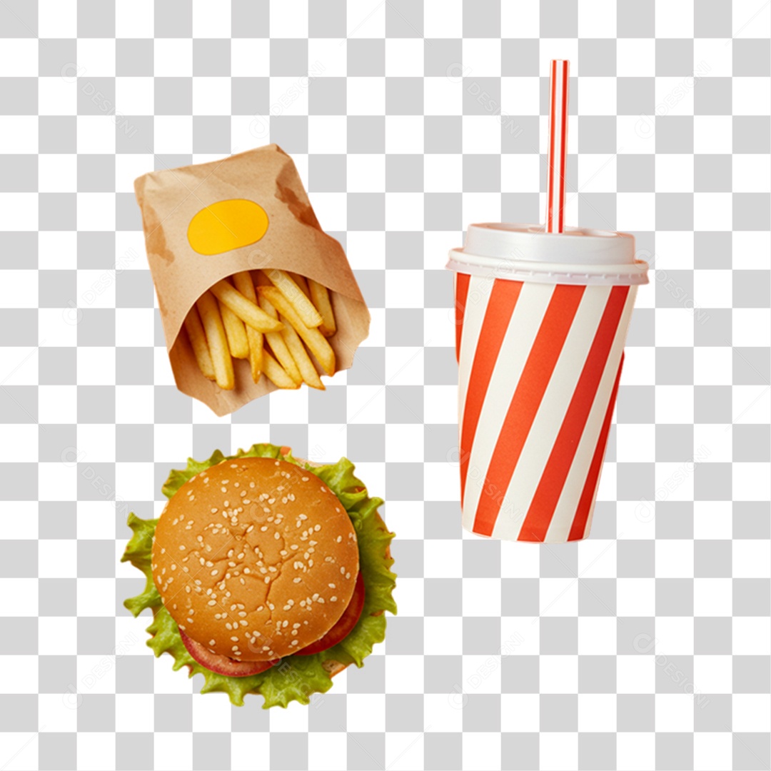 Sanduiche Hambúrguer Lanches PNG Transparente