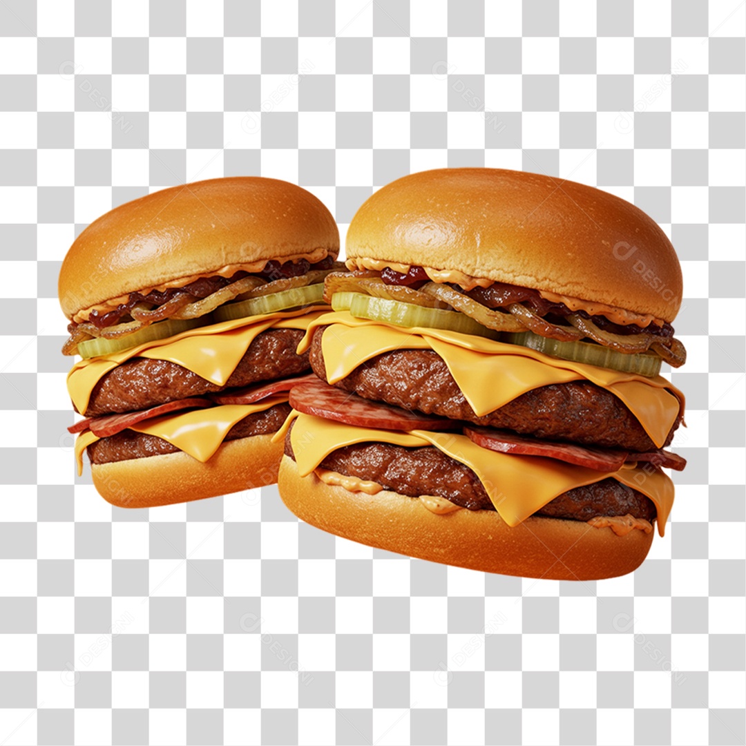 Sanduiche Hambúrguer Lanches PNG Transparente