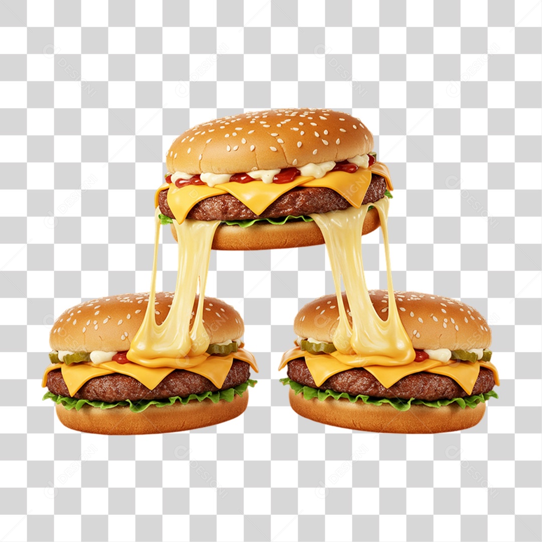 Sanduiche Hambúrguer Lanches PNG Transparente