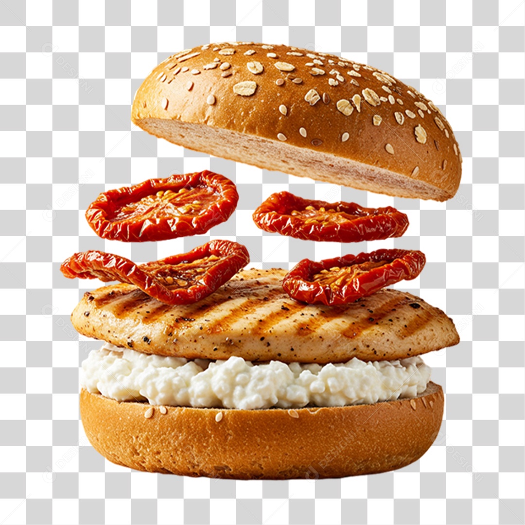 Sanduiche Hambúrguer Lanches PNG Transparente