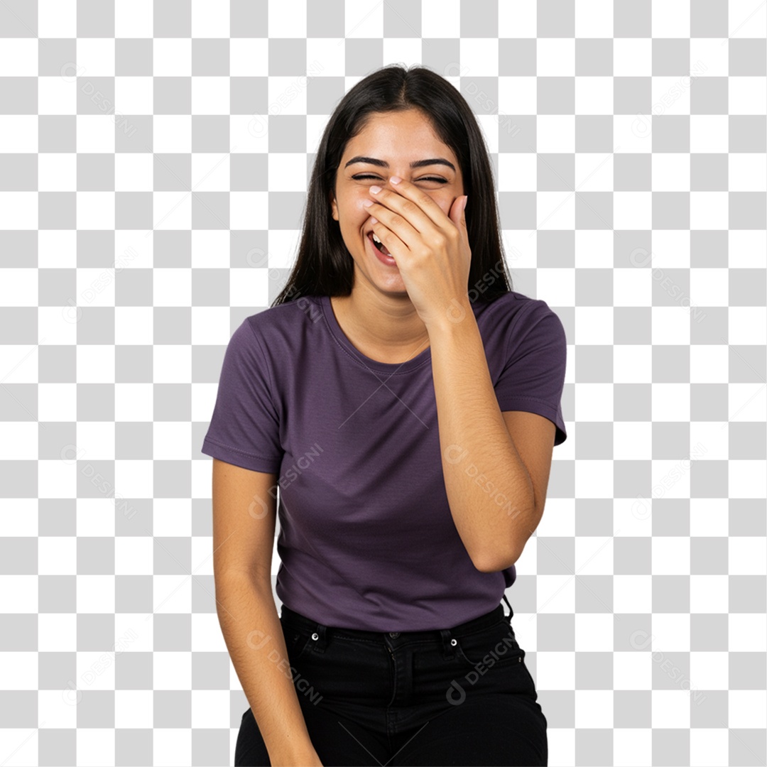 Mulher Pose para Foto PNG Transparente