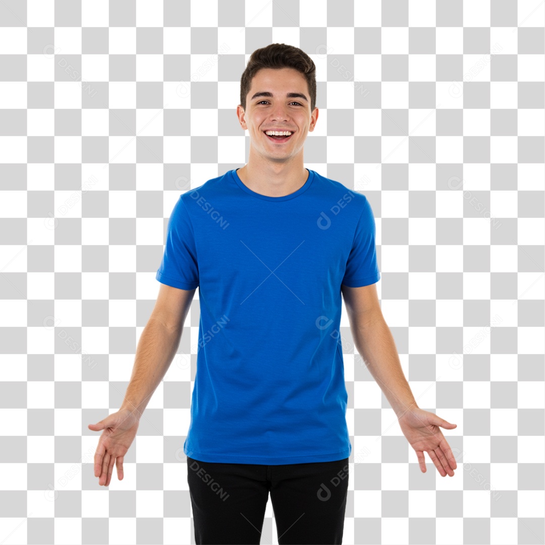 Jovem Rapaz Modelo Pose para Foto PNG Transparente