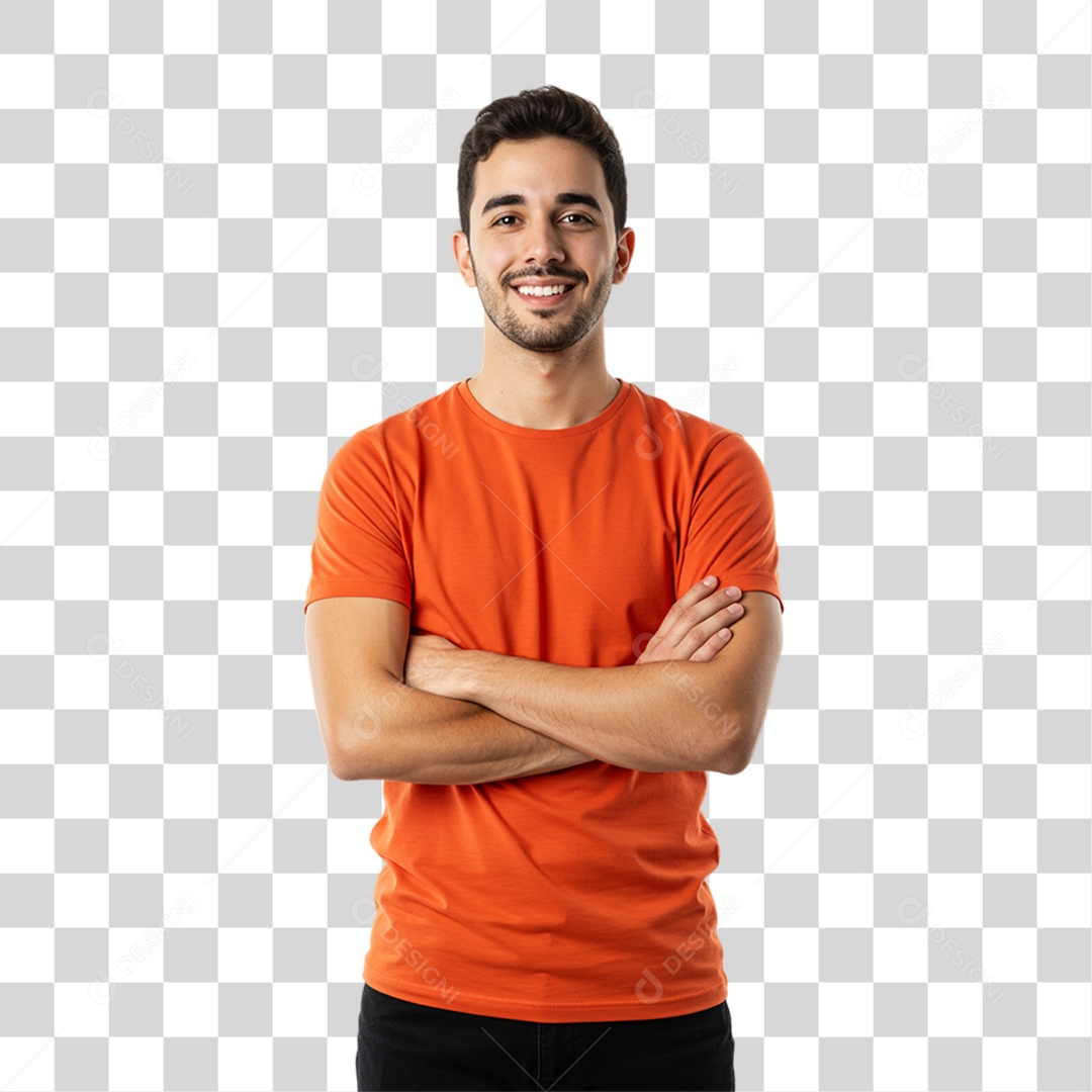 Homem Modelo Pose para Foto PNG Transparente