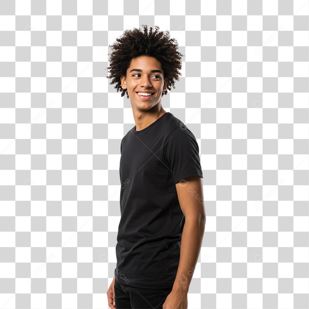 Jovem Rapaz Modelo Pose para Foto PNG Transparente