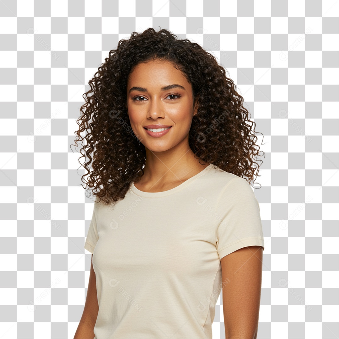 Mulher Fazendo Pose para Foto PNG Transparente