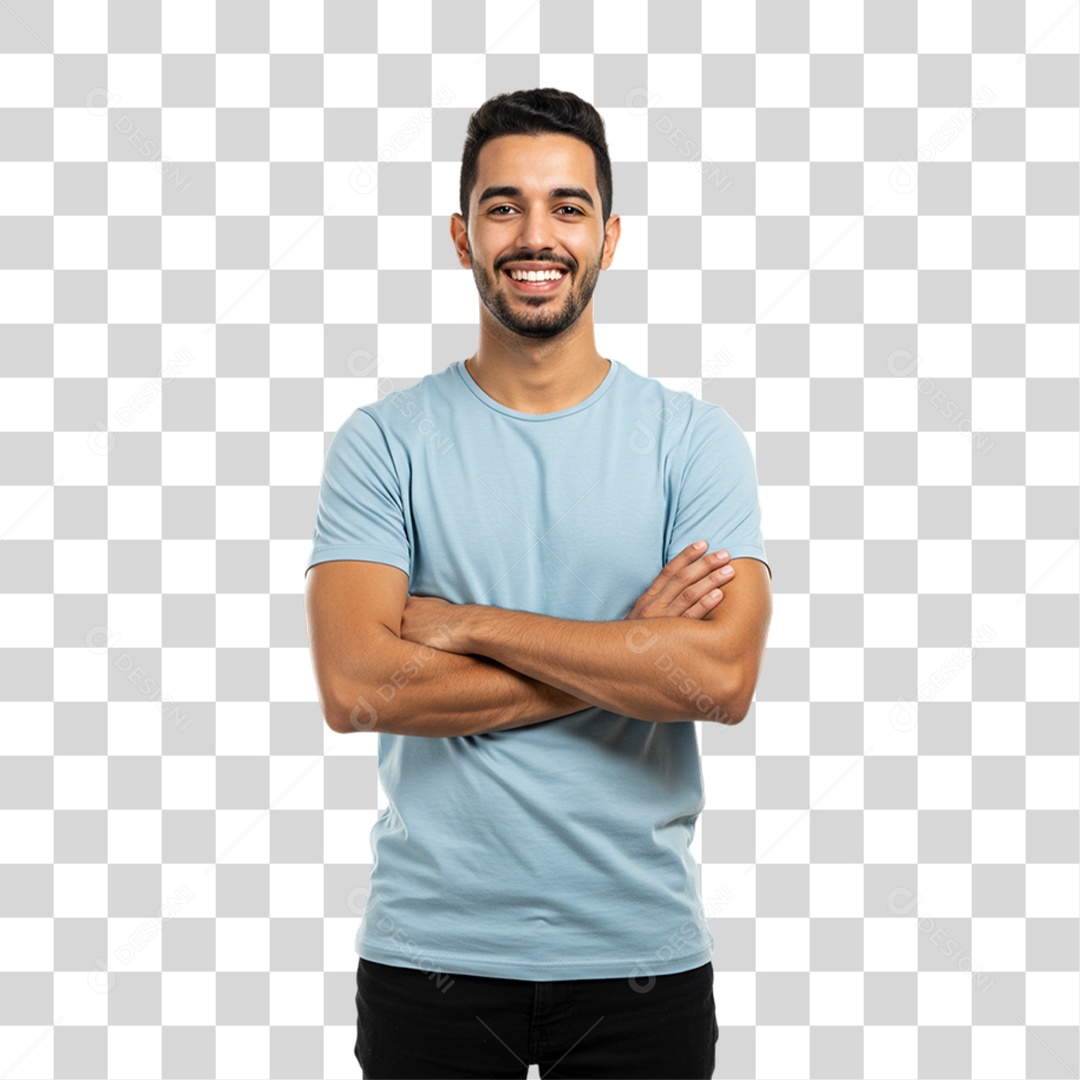 Homem Modelo Pose para Foto PNG Transparente