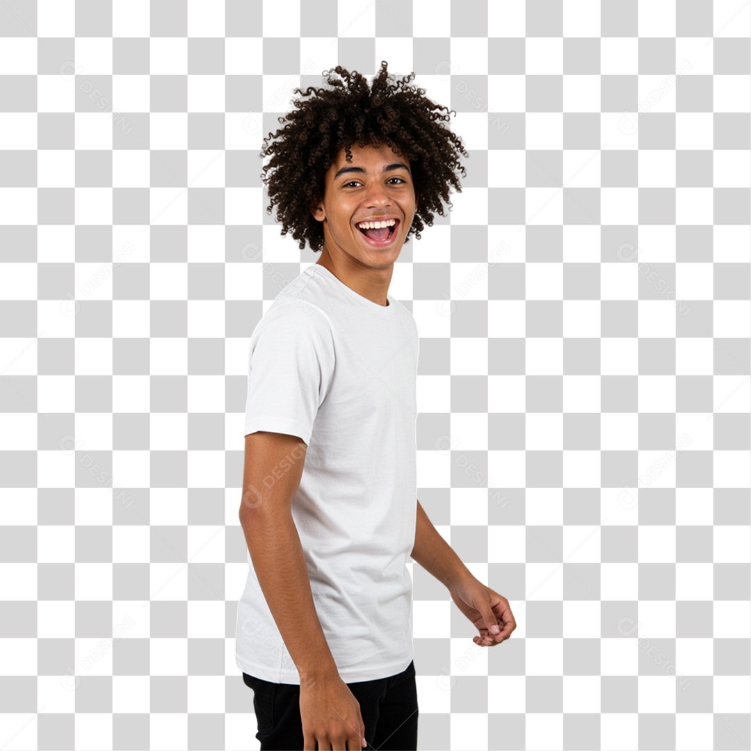 Jovem Rapaz Modelo Pose para Foto PNG Transparente