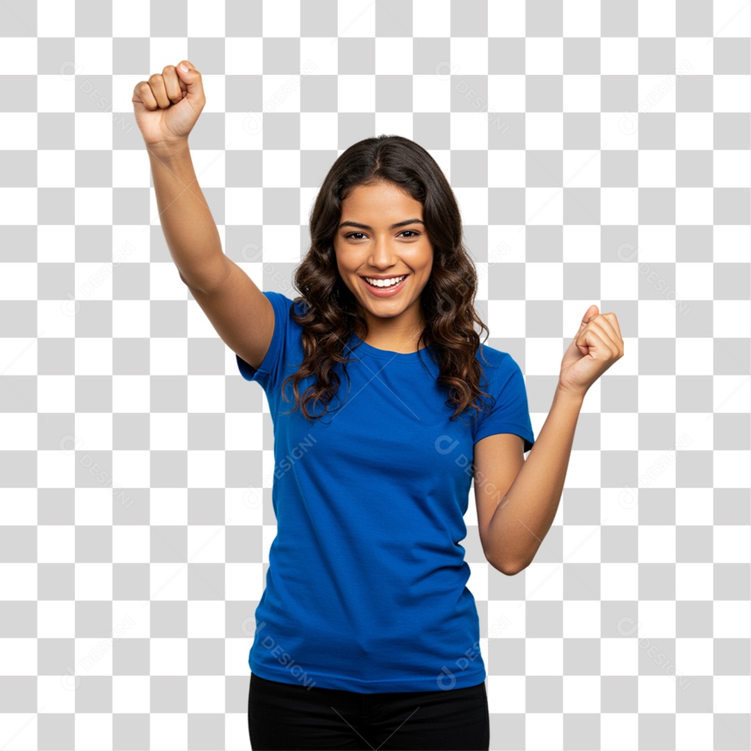 Mulher Fazendo Pose para Foto PNG Transparente