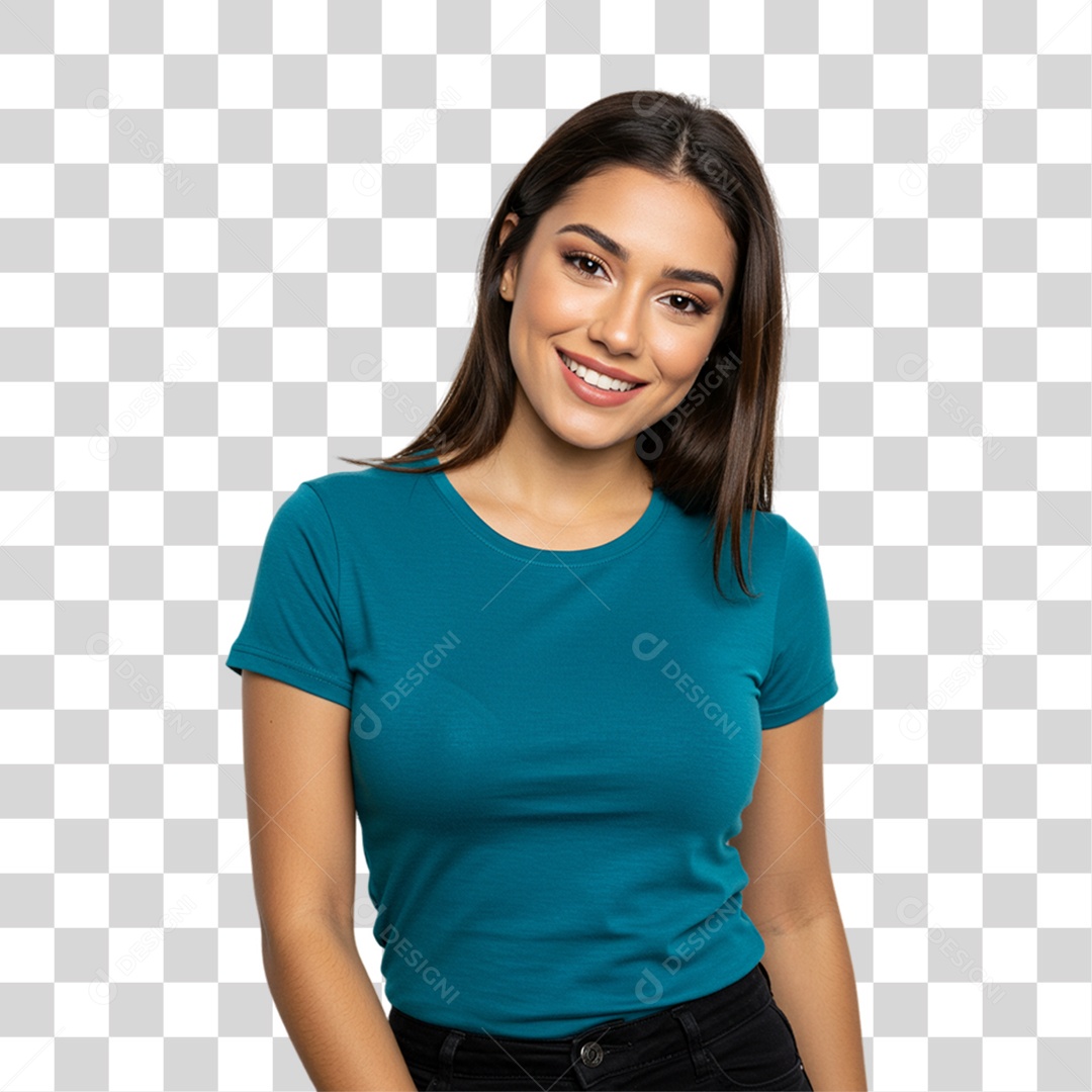 Mulher Pose para Foto PNG Transparente