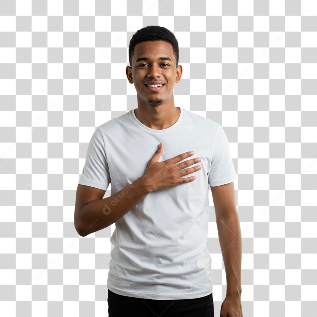 Jovem Rapaz Modelo Pose para Foto PNG Transparente