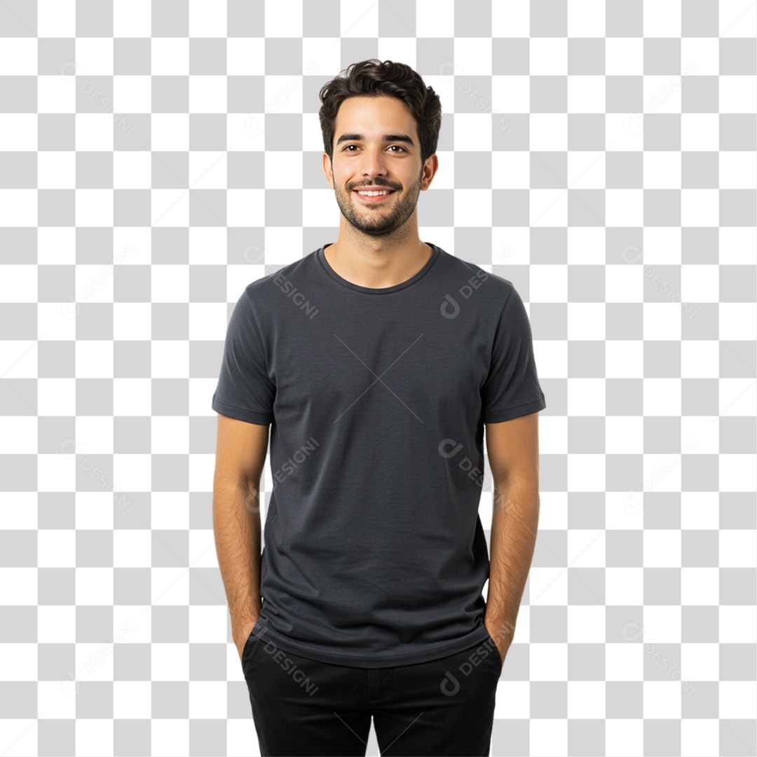 Homem Modelo Pose para Foto PNG Transparente