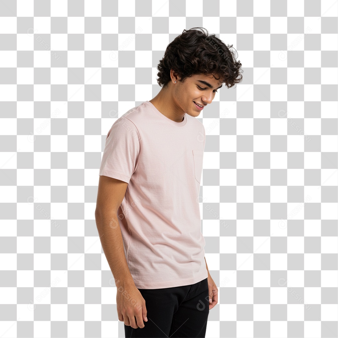 Jovem Rapaz Modelo Pose para Foto PNG Transparente
