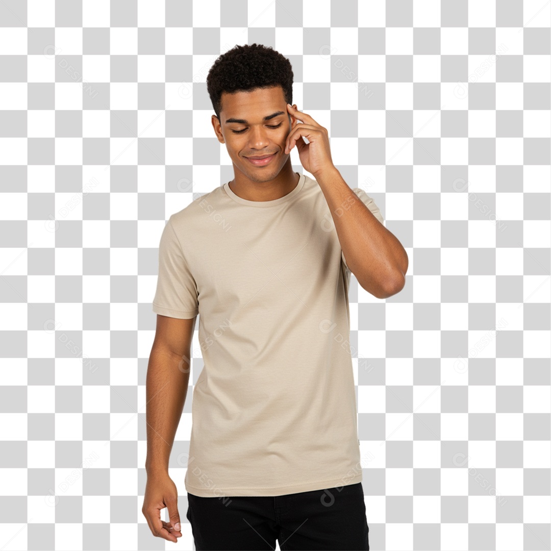 Homem Modelo Pose para Foto PNG Transparente