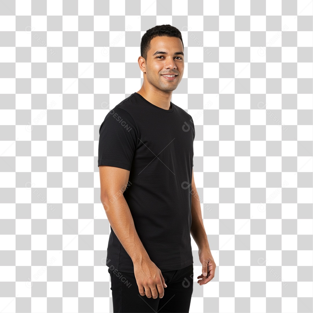 Homem Modelo Pose para Foto PNG Transparente