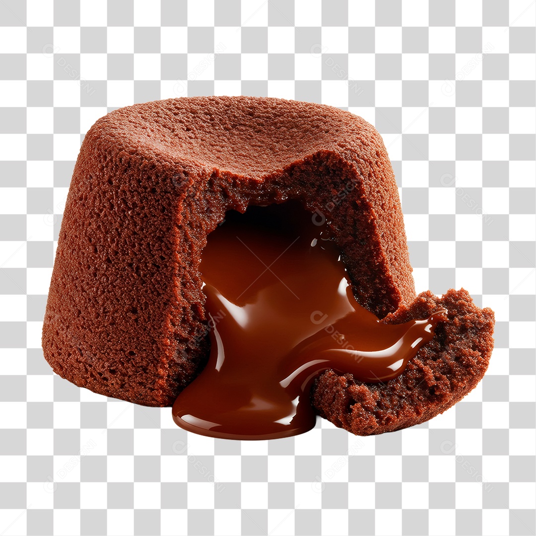Bolo de Chocolate PNG Transparente