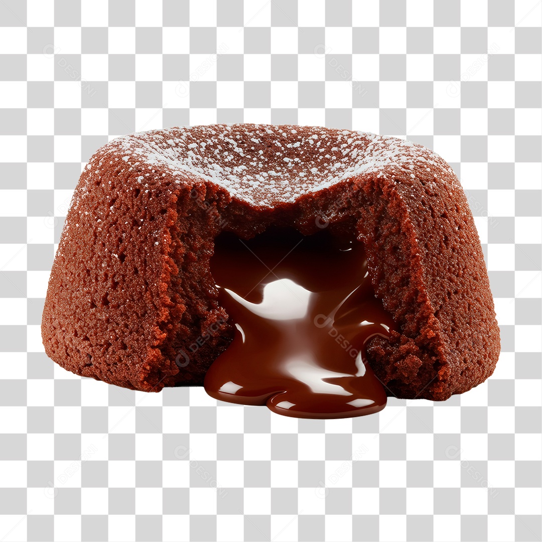 Bolo de Chocolate PNG Transparente