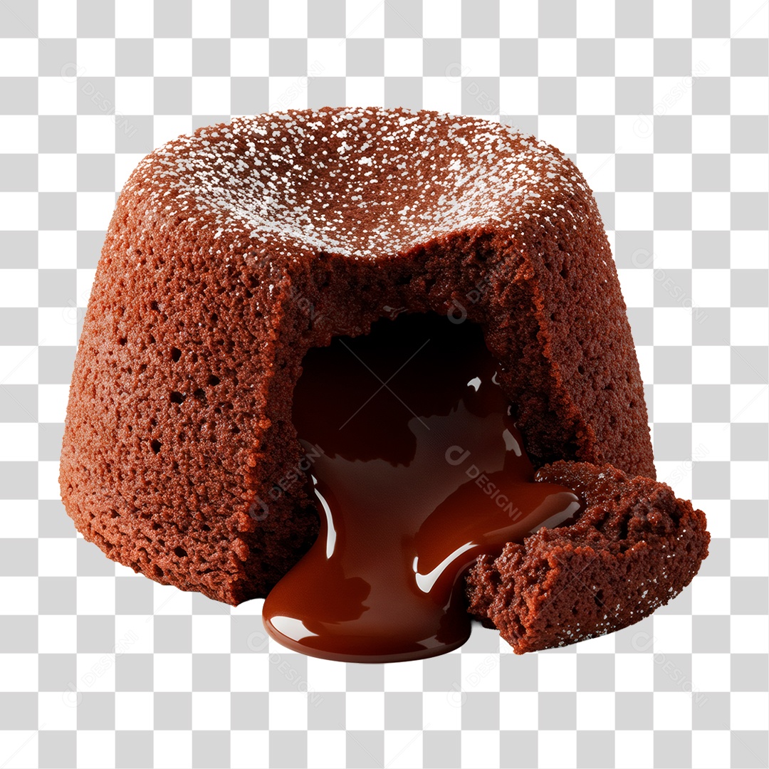 Bolo de Chocolate PNG Transparente